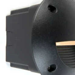 Moderner Außenwandspot schwarz inkl. LED IP65 - Leti