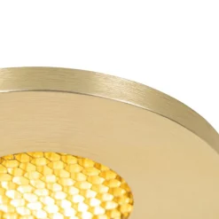 Moderner Badezimmer-Einbaustrahler Gold IP54 – Shed Honey