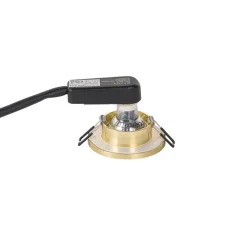 Moderner Badezimmer-Einbaustrahler Gold IP54 – Shed Honey