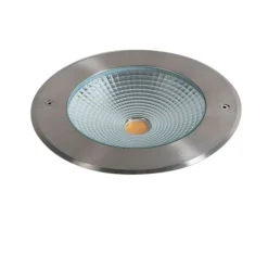 Moderner Bodeneinbau-Strahler Stahl inkl. 20W LED - Bridge