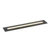 Moderner Bodenstrahler schwarz 50 cm inkl. LED IP65 - Eline