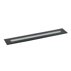 Moderner Bodenstrahler schwarz 50 cm inkl. LED IP65 - Eline