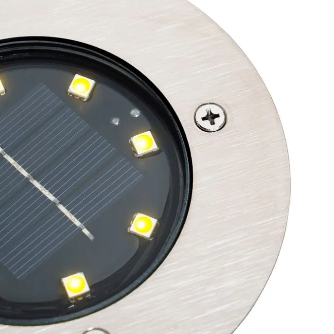 Moderner Bodenstrahler Stahl inkl. LED IP65 Solar - Terry