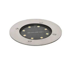 Moderner Bodenstrahler Stahl inkl. LED IP65 Solar - Terry