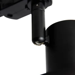 Moderner Schienenstrahler schwarz für 3-Phasen-Schienensystem GU10 111 mm - 3-Phasen Jeany