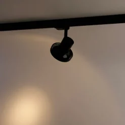 Moderner Schienenstrahler schwarz für 3-Phasen-Schienensystem GU10 111 mm - 3-Phasen Jeany