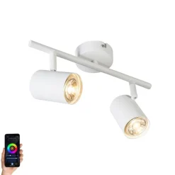 Moderner Spot weiß inkl. WiFi GU10 Lichtquelle verstellbar - Jeana 2