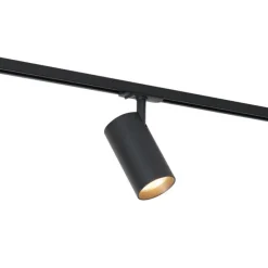 Moderner Strahler schwarz für 1-Phasen-Schienensystem - Iconic Mark