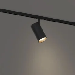 Moderner Strahler schwarz für 1-Phasen-Schienensystem - Iconic Mark