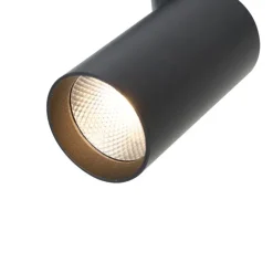 Moderner Strahler schwarz für 1-Phasen-Schienensystem - Iconic Mark