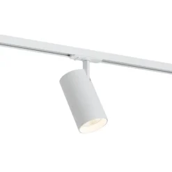 Moderner Strahler weiß für 1-Phasen-Schienenbeleuchtungssystem inkl. LED - Iconic Mark