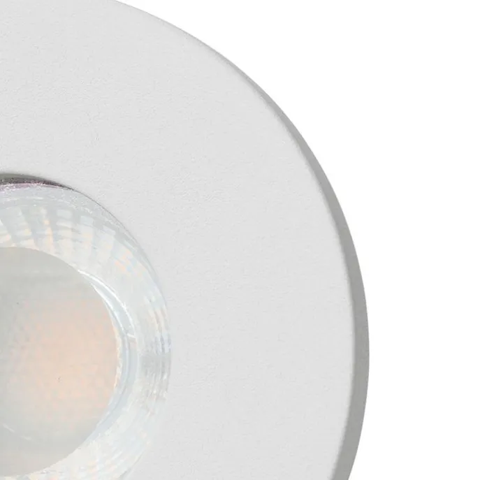 Modernes Bad Einbau Spot weiß IP54 - Schuppen