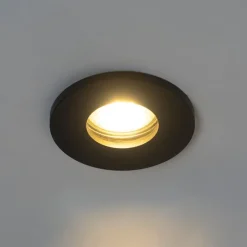 Modernes Bad Einbau Spot schwarz IP54 - Schuppen