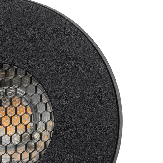 Modernes Bad Einbau Spot schwarz IP54 - Shed Honey