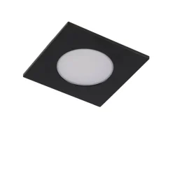 Modernes Einbaustück schwarz inkl. LED 3-stufig dimmbar IP65 - Einfach