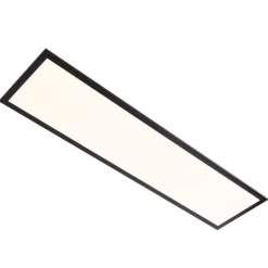 Modernes LED-Panel schwarz 100 cm inkl. LED Dim to Warm - Armstrong