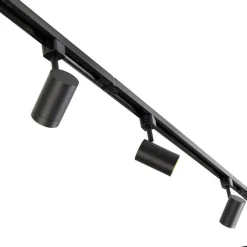 Modernes 1-Phasen-Schienensystem mit 10 Spots schwarz - Jeana