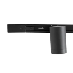 Modernes 1-Phasen-Schienensystem mit 14 Spots schwarz - Jeana