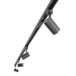 Modernes 1-Phasen-Schienensystem mit 14 Spots schwarz - Jeana