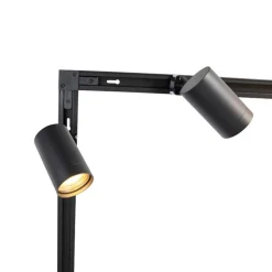 Modernes 1-Phasen-Schienensystem mit 14 Spots schwarz - Jeana