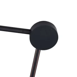 Modernes Schienensystem mit 4 schwarzen Strahlern 1-phasig - Magnetic Eggy