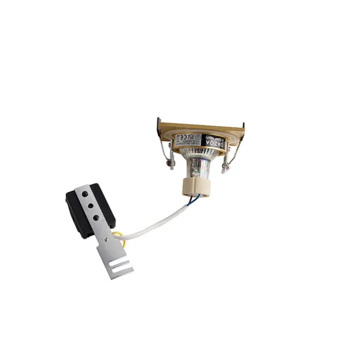 Modernes versenktes Spotgold IP44 - Xena Square