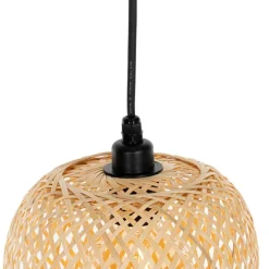 Orientalische Außenhängelampe Bambus 3-flammig IP44 - Carlos