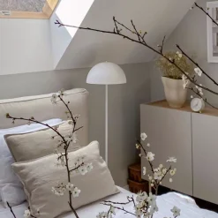 Outdoor Stehleuchte Pilz weiß wiederaufladbar 3-stufig dimmbar - Keira