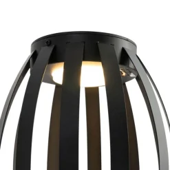 Outdoor Tischleuchte Schwarz 3-stufig dimmbar Solar und wiederaufladbar - Sheldon