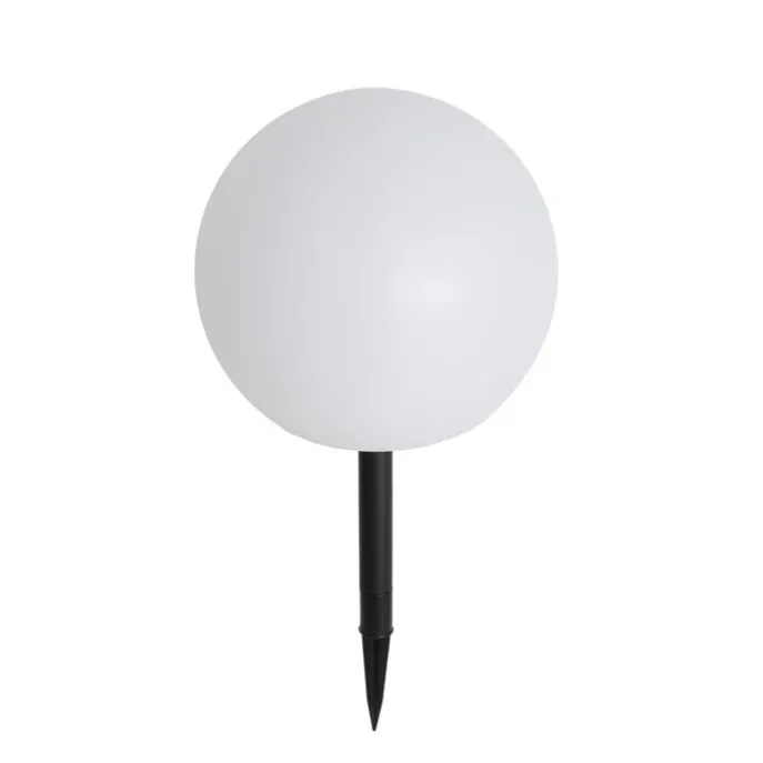 Outdoor-Leuchte weiß 30 cm inkl. LED IP44 Solar RGBW - Ludger