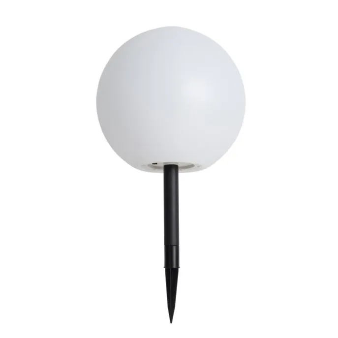 Outdoor-Leuchte weiß 30 cm inkl. LED IP44 Solar RGBW - Ludger