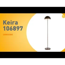 Outdoor-Stehleuchte Pilz Dunkelbronze Wiederaufladbar - Keira