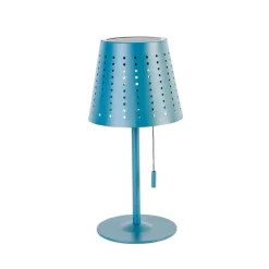 Outdoor-Tischleuchte blau inkl. LED 3-stufig dimmbar wiederaufladbar und Solar - Ferre