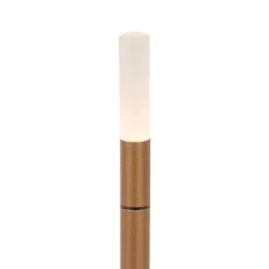 Outdoor-Tischleuchte Gold inkl. LED mit Touchdimmer wiederaufladbar - Sjarel