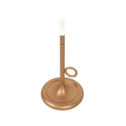 Outdoor-Tischleuchte Gold inkl. LED mit Touchdimmer wiederaufladbar - Sjarel