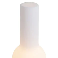 Outdoor-Tischleuchte Gold mit Weiß inkl. wiederaufladbarem LED IP44 - Haard