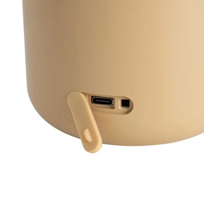 Outdoor-Tischleuchte Gold mit Weiß inkl. wiederaufladbarem LED IP44 - Haard