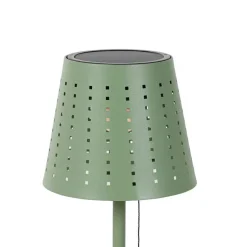 Outdoor-Tischleuchte grün inkl. LED 3-stufig dimmbar wiederaufladbar und Solar - Ferre