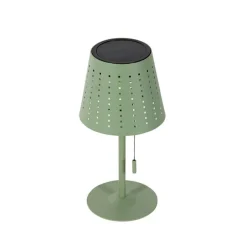 Outdoor-Tischleuchte grün inkl. LED 3-stufig dimmbar wiederaufladbar und Solar - Ferre