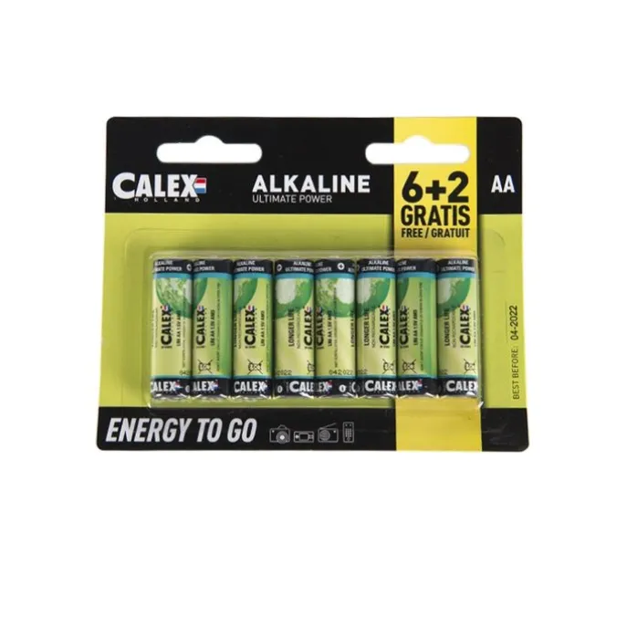 8-Pack AA-Batterien - Penlite Alkaline Longlife