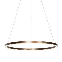 Pendelleuchte Bronze 80 cm inkl. LED 3-Stufen-Dimmbar - Girello