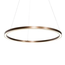 Pendelleuchte Bronze 80 cm inkl. LED 3-Stufen-Dimmbar - Girello