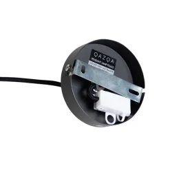 Pendelleuchte mit Veloursschirm rot/gold 35 cm - Combi