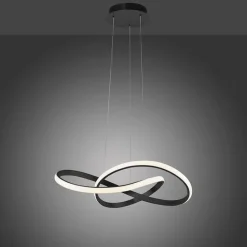 Pendelleuchte Schwarz 57 cm 3-Stufen-Dimmbar inkl. LED - Viola Due