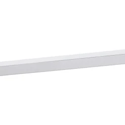 1-Phasen-Schienensystem mit 3 Strahlern und Hängelampen weiß - Cavalux Jeana