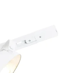 1-Phasiges Schienensystem mit 3 verstellbaren Strahlern weiß - Magnax