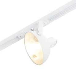 1-Phasiges Schienensystem mit 3 verstellbaren Strahlern weiß - Magnax