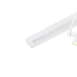 1-Phasiges Schienensystem mit 3 verstellbaren Strahlern weiß - Magnax