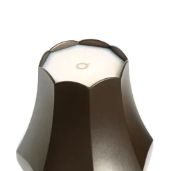 Retro Tischleuchte Dunkelbronze Wiederaufladbar IP44 - Granny