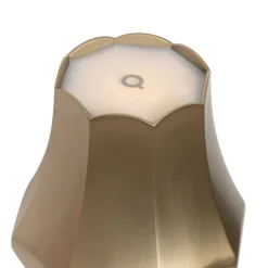 Retro Tischleuchte Gold wiederaufladbar IP44 - Granny